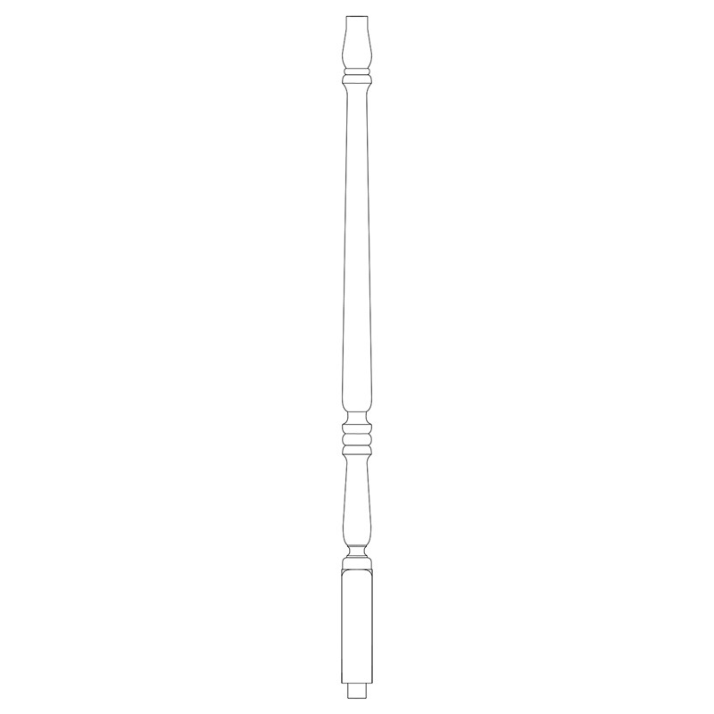PS360409**：木製サンピューラ／子柱 40×40×900mm ※特注品