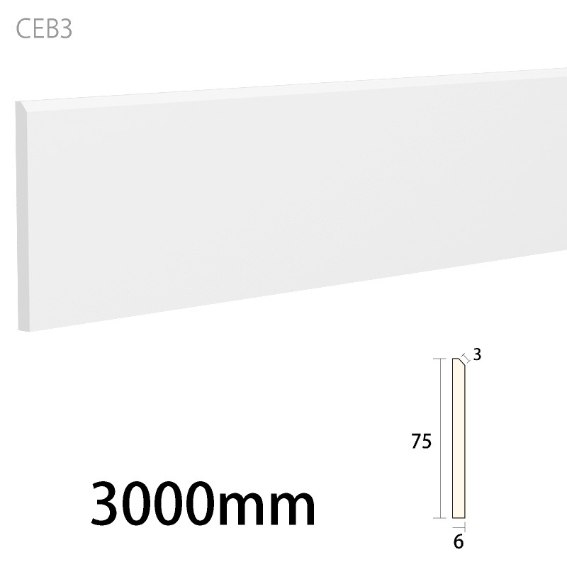 CEB 3：サンメントセラCE ［75×6］ 3000mm （人工木材） 【別途梱包