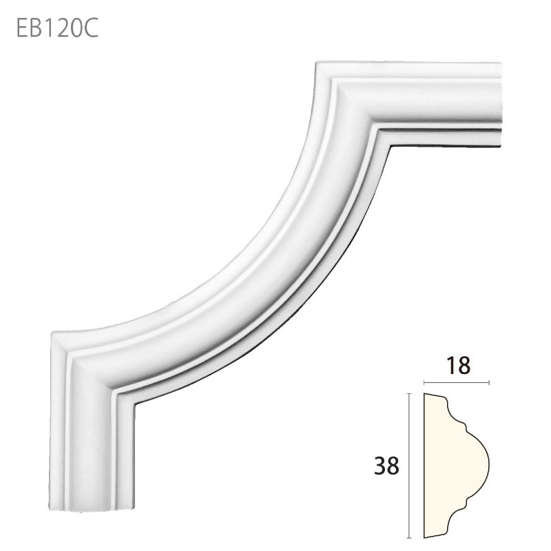 EB120C�����쥬��PU�� ��38��18�� 210��210��18mm