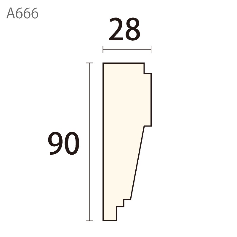 A666AY：サンメント ［90×28］ 3650mm （アユース） │ みはしプロ