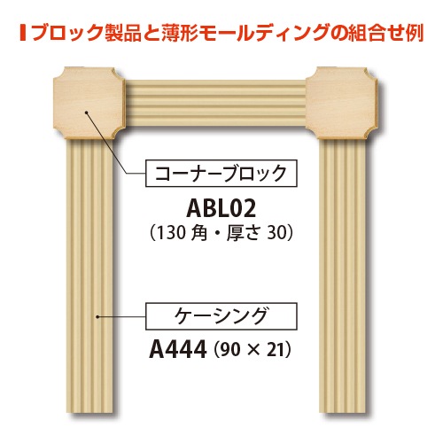 ABL02WCO���ᵻ������� �֥��å��� 130��130��30mm �ʥۥ磻�ȥ����꡼��������