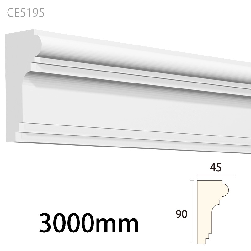 CE5195：サンメントセラCE ［90×45］ 3000mm （人工木材） 【別途梱包
