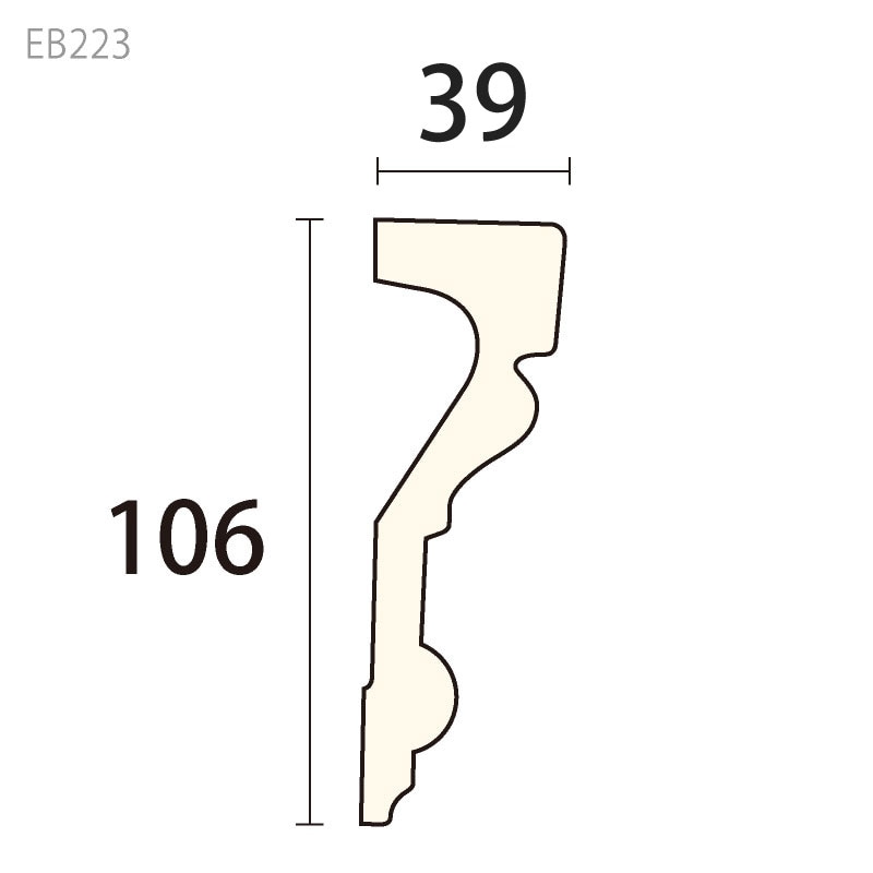 EB223：エレガンスPU製 ［106×39］ 2300mm │ みはしプロ（みはし株式