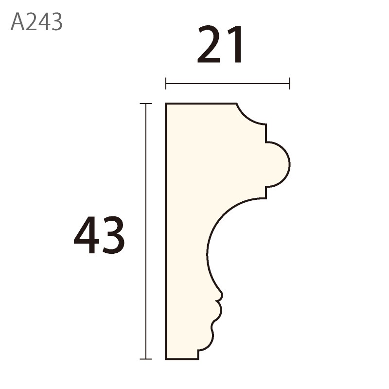 A243AY：サンメント ［43×21］3650mm （アユース） │ みはしプロ