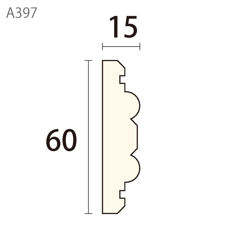 A397WCO��������� ��60��15�� 3650mm �ʥۥ磻�ȥ����꡼��������