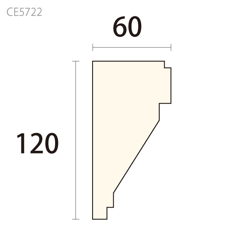 CE5722：サンメントセラCE ［120×60］ 3000mm （人工木材） 【別途梱包