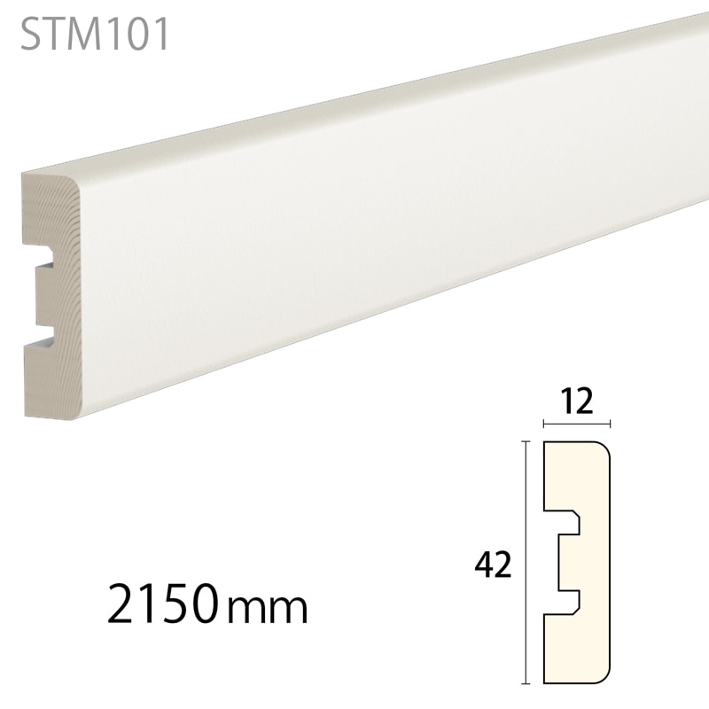 STM101：サントニア 見切り・巾木 ［42×12］2150mm │ みはしプロ
