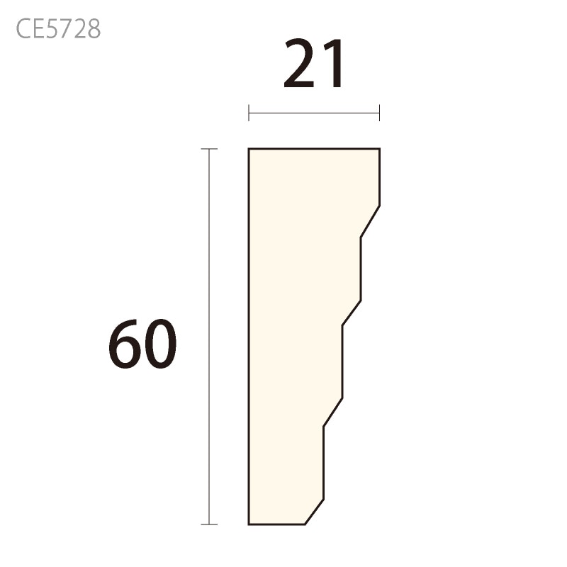 CE5728：サンメントセラCE ［60×21］ 3000mm （人工木材） 【別途梱包