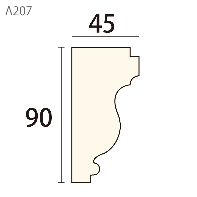 A207AY��������� ��90��45�� 3650mm �ʥ��桼����