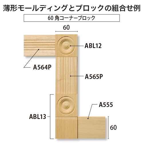 A564P：サンメント ［60×4］ 3500mm （アユース） ※ペンキ塗用