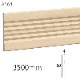 A564P��������� ��60��4�� 3500mm �ʥ��桼���� ���ڥ����ѡ��ɤ�Ĥ֤��ѡ�