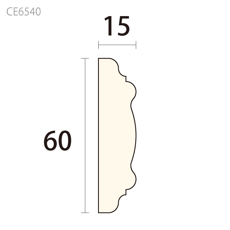 CE6540：サンメントセラCE ［60×15］ 3000mm （人工木材） 【別途梱包
