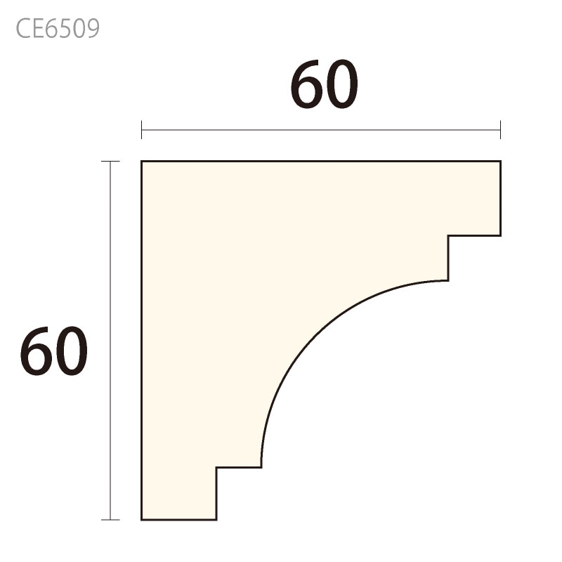CE6509：サンメントセラCE ［60×60］ 3000mm （人工木材） 【別途梱包