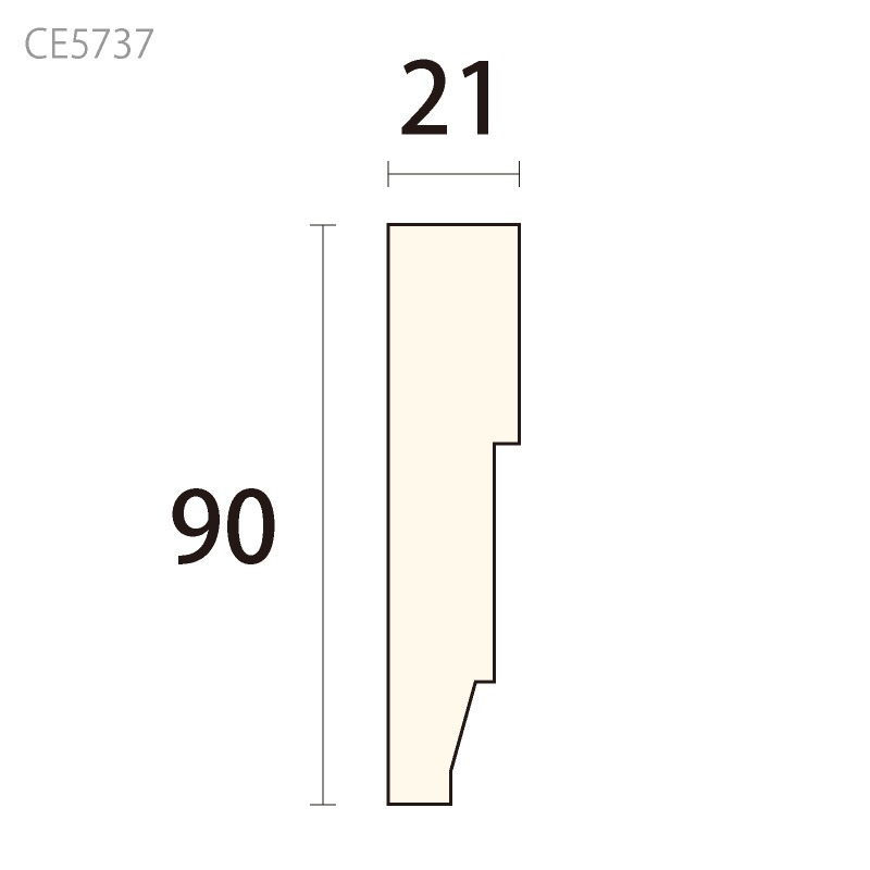 ひらり❀さん専用 CE5737：サンメントセラCE ［90×21］ 3000mm （人工木材） 【別途梱包