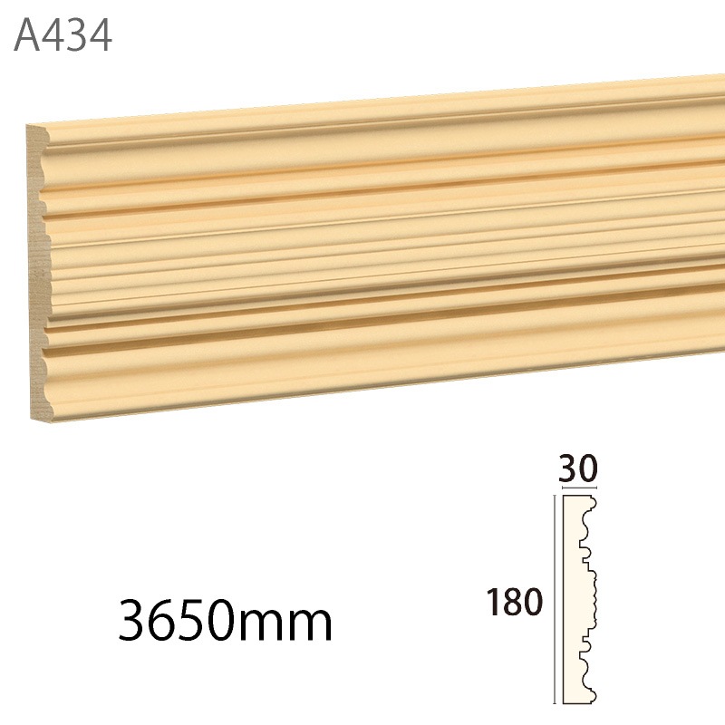 A434WCO：サンメント ［180×30］ 3650mm （ホワイトチェリーオーク