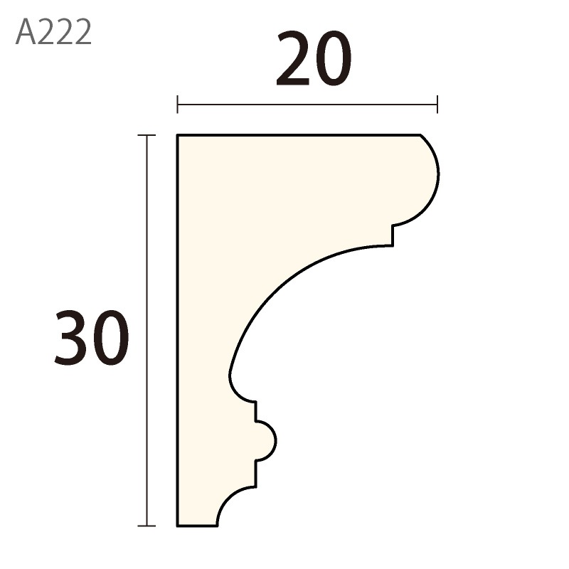 A222AY��������� ��30��20�� 3650mm �ʥ��桼����