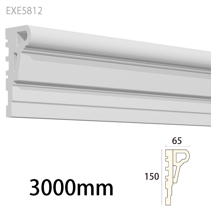 EXE5812 ：サンメントセラEXE ［150×65］ 3000mm （不燃材） 【別途