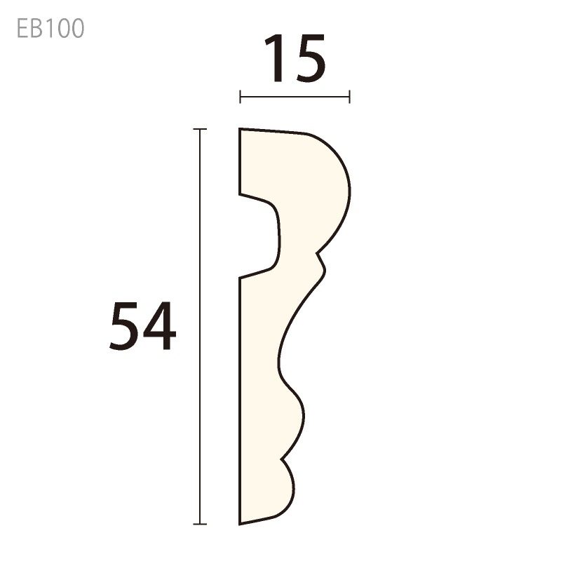 EB100 �����쥬��PU�� ��54��15�� 2300mm