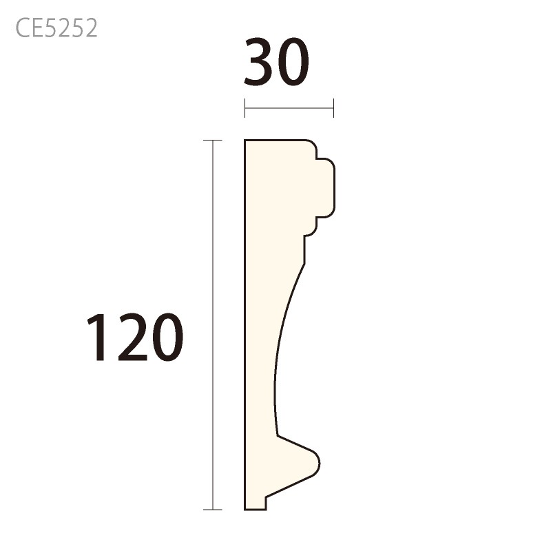 CE5252：サンメントセラCE ［120×30］ 3000mm （人工木材） 【別途梱包
