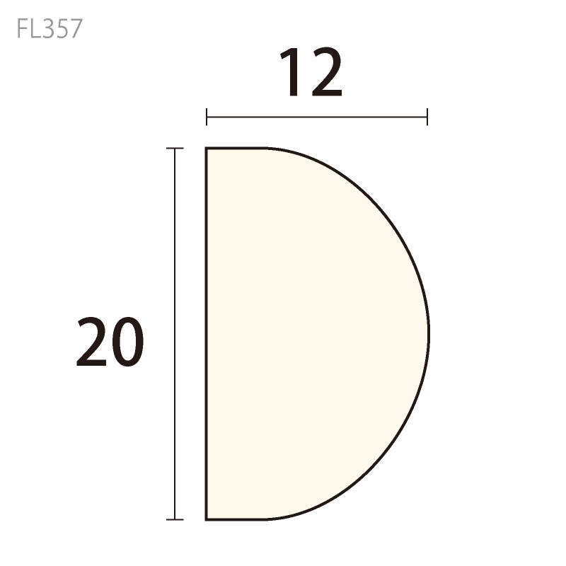 FL357：フレキサンメント ［20×12］ 2300mm（FPU） │ みはし