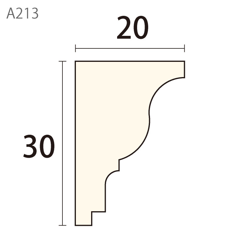 A213AY：サンメント ［30×20］ 3650mm （アユース） │ みはしプロ