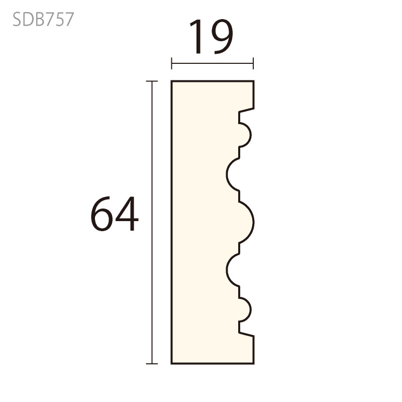 SDB757WHW ������ǥ�⡼�� 64��64��19mm��WHW��