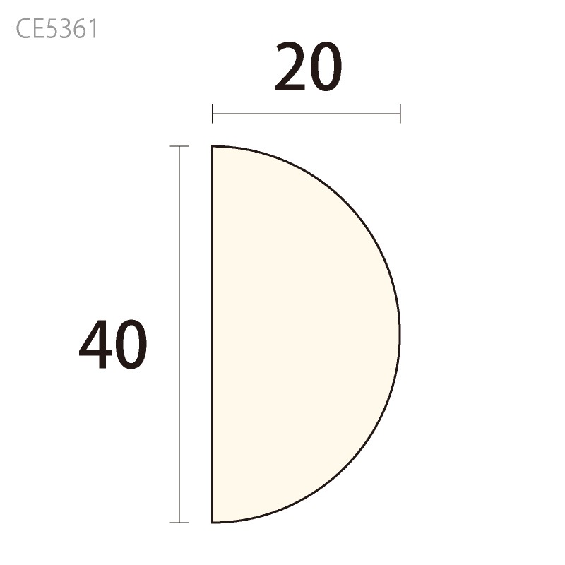 CE5361：サンメントセラCE ［40×20］ 3000mm （人工木材） 【別途梱包