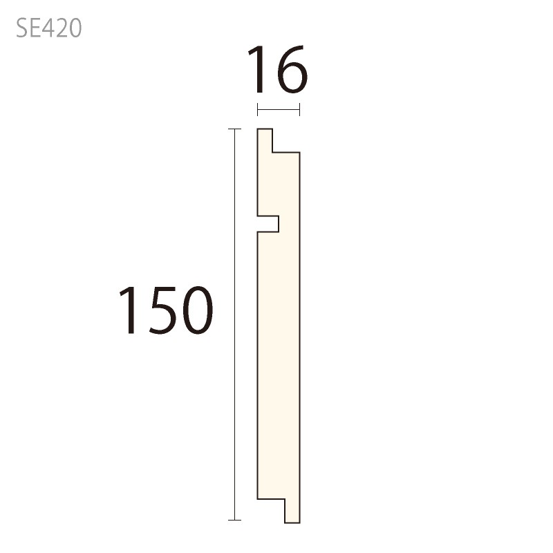 SE420���������ȥ��쥬�� ��150��16�� 2300mm��PS��