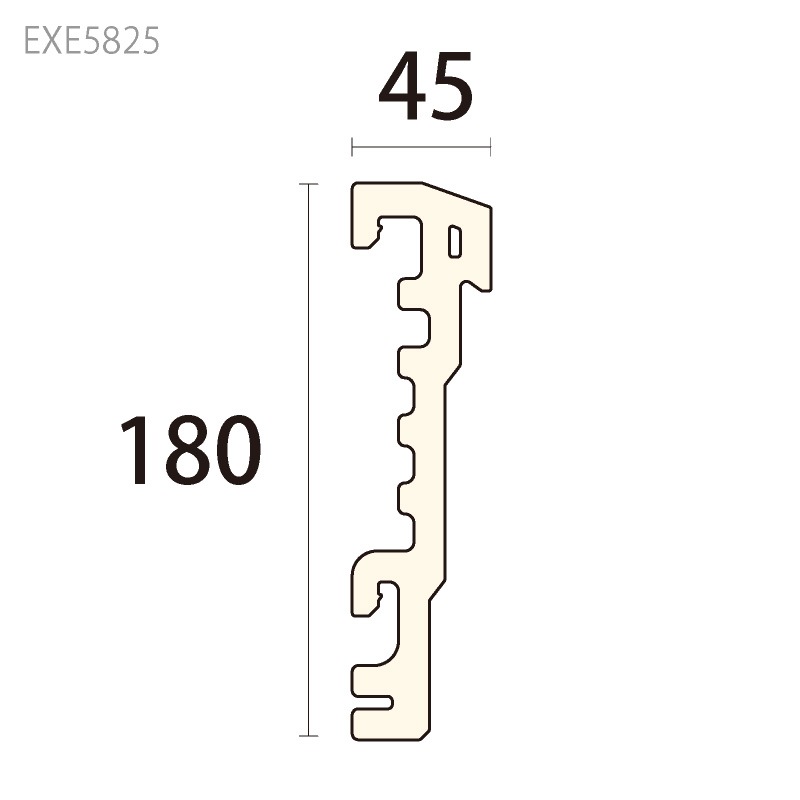 EXE5825 ：サンメントセラEXE ［180×45］ 3000mm （不燃材