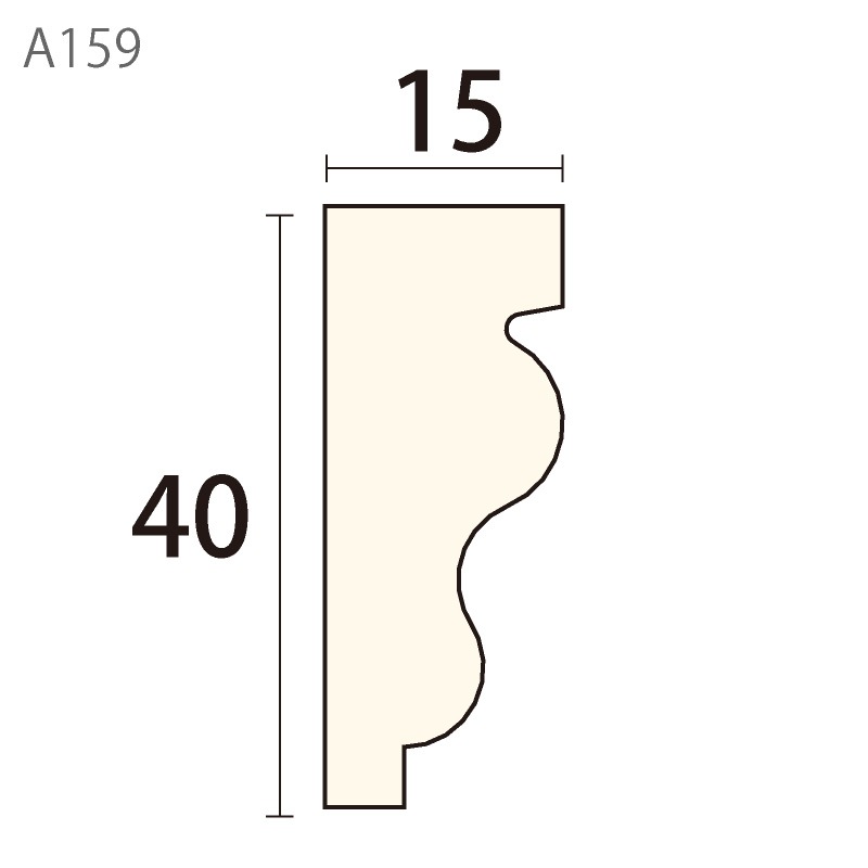 A159WCO��������� ��40��15�� 3650mm �ʥۥ磻�ȥ����꡼��������