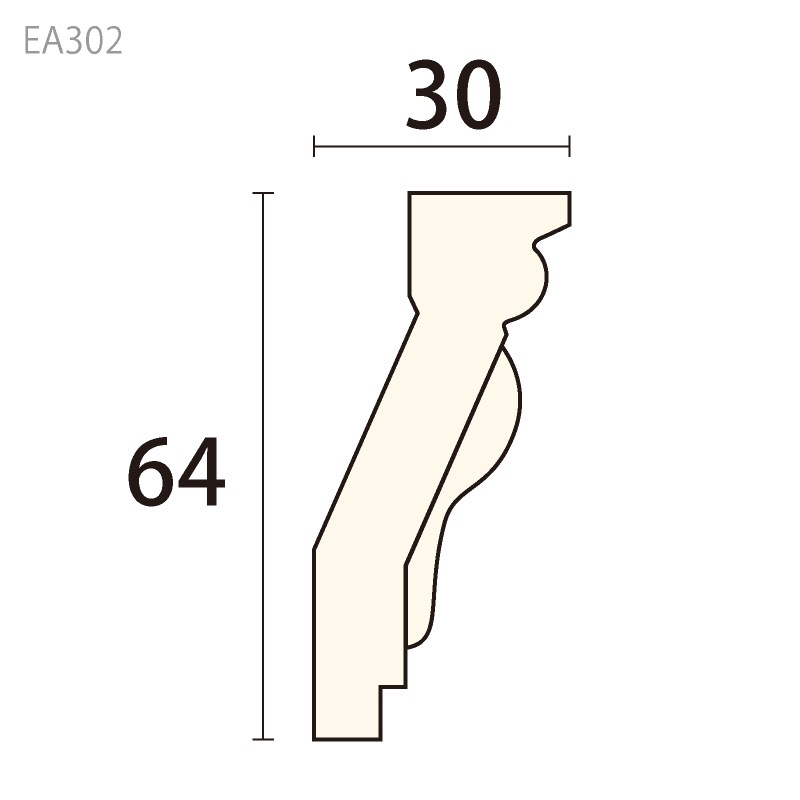 べし EA302：エレガンスPU製 ［64×30］ 2300mm │ みはしプロ（みはし株式会社）