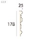 EB258�����쥬��PU�� ��178��25�� 2300mm