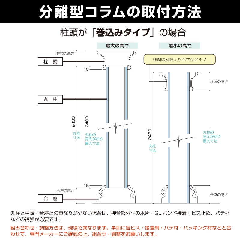 FGS15 �����쥬��FRP�� ��150[120]��2430mm �����Ӻ����������
