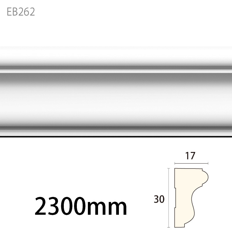EB262：エレガンスPU製 ［30×17］ 2300mm │ みはしプロ（みはし株式会社）