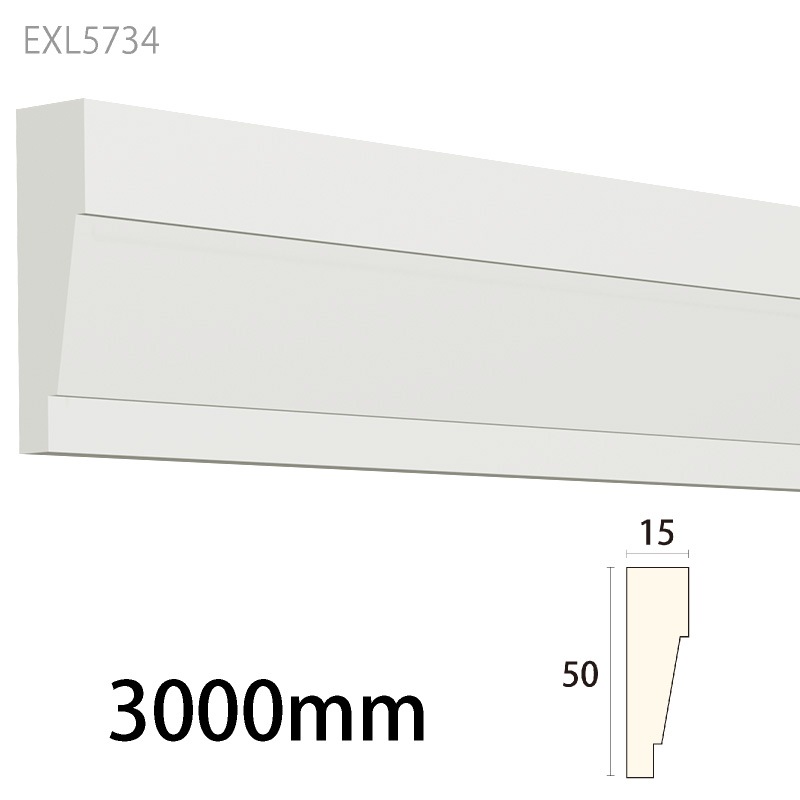 EXL5734 ：サンメントセラEXL ［50×15］ 3000mm （不燃材） 【別途梱包