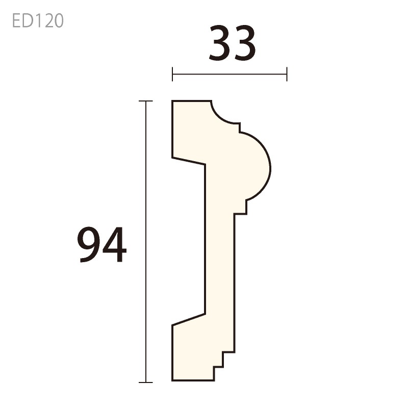 ED120A�����쥬��PU�� ��94��33�� 2447��282��59mm