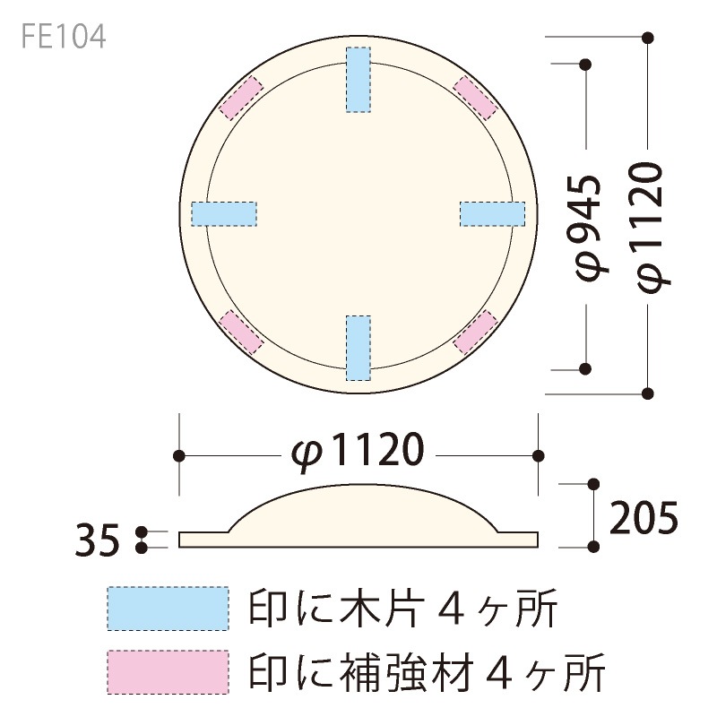 FE104�����쥬��FRP�� ��1120��205mm �����Ӻ����������