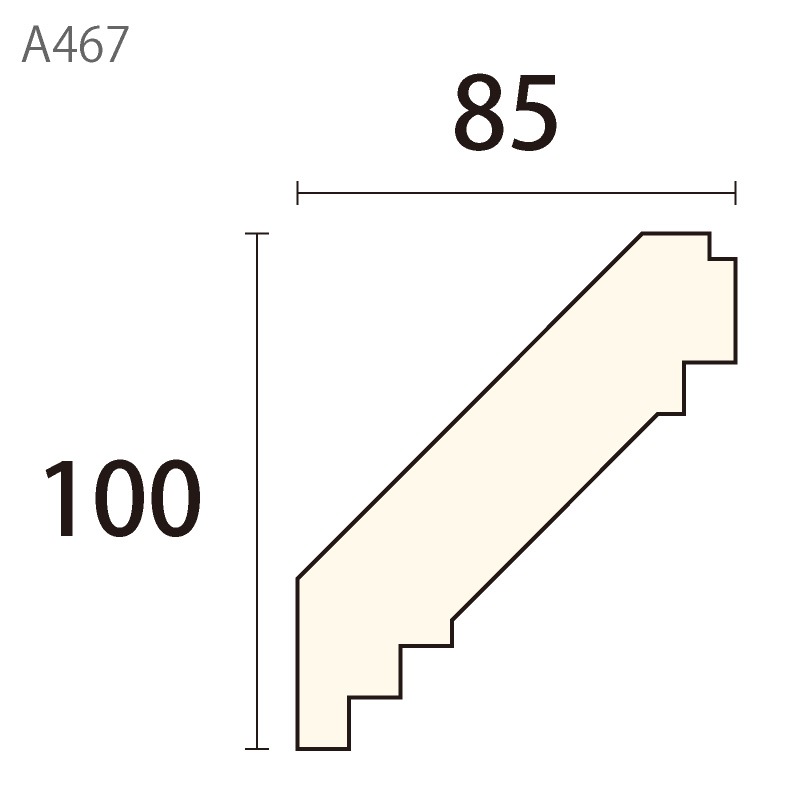 A467WCO��������� ��100��85�� 3650mm �ʥۥ磻�ȥ����꡼��������