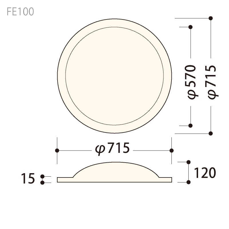 FE100�����쥬��FRP�� ��715��120mm �����Ӻ����������