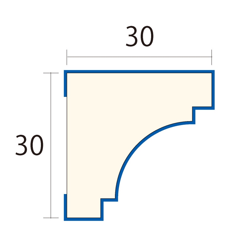 WR114**�������ϥ���å� ��30��30�� 3600mm