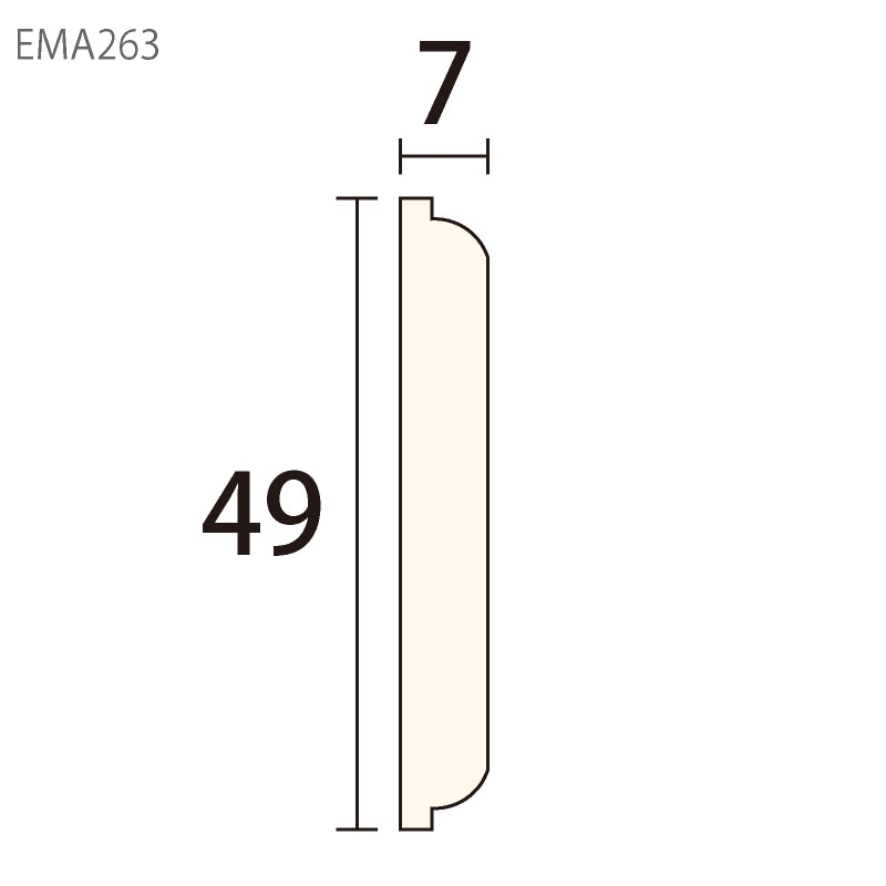 EMA263BN�����󥨥Х⡼�� ��49��7��2400mm��BN��