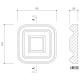 ABL01WCO���ᵻ������� �֥��å��� 115��115��25mm �ʥۥ磻�ȥ����꡼��������