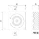 ABL21AY���ᵻ������� �֥��å��� 80��80��25mm �ʥ��桼����