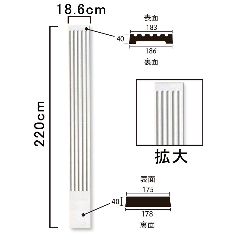 NMG425��PU�����������졡������ǥ�⡼�롡�ԥ饹����(�����)��2200��186��40mm