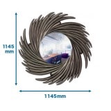 NMG713｜インテリアウォールミラー　1145×1145×45mm　※在庫限り|インテリアミラー