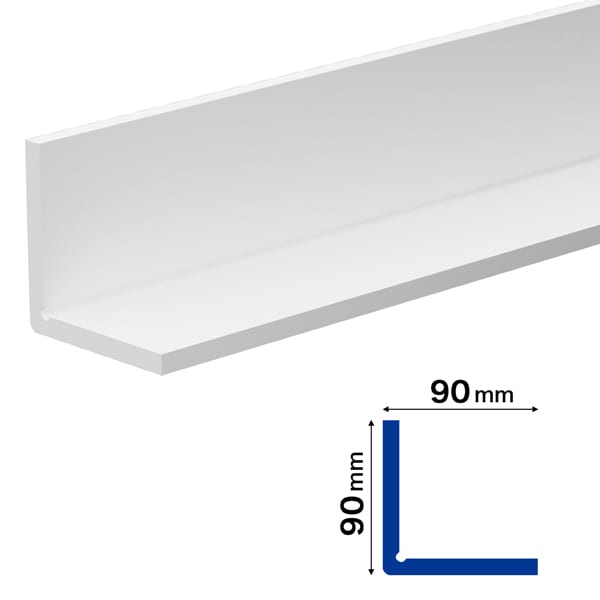 NPV383｜モールディングPVC 製 廻り縁 サンメントPVC 50×12×3600mm ※在庫限り｜サンメントPVC｜みはしショップ