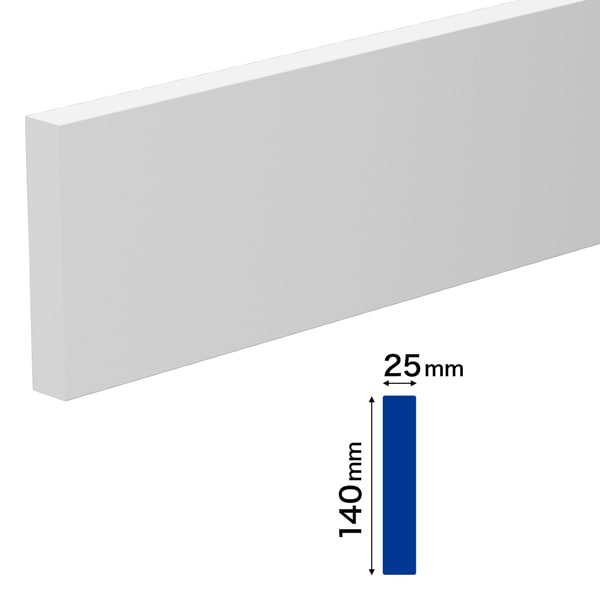 NPV151�å⡼��ǥ���PVC��  �١����ܡ��� �������PVC  140��25��3600mm�����߸˸¤�