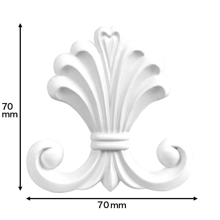 NSNA200｜PVC製小型装飾材 オーナメント サニーモール 70×70×6mm
