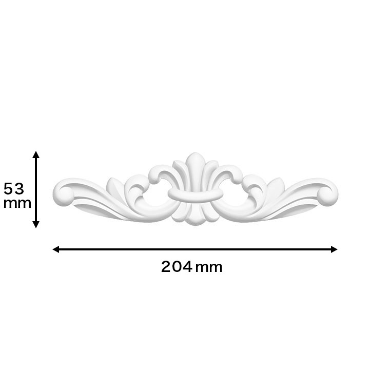 NSNA204｜PVC製曲がる装飾材 オーナメント サニーモール 204×53×9mm