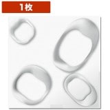 NDB515S｜GRG製3Dウォールパネル　3Dボード　500×500mm　１枚　※受注後送料別途見積|繊維強化石膏製（不燃仕様・無塗装）|3Dボード （立体模様装飾パネル 紙・石膏・不燃あり）